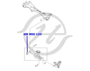 Сайлентблок заднего нижнего рычага для Kia Carens 2006-2012 новый