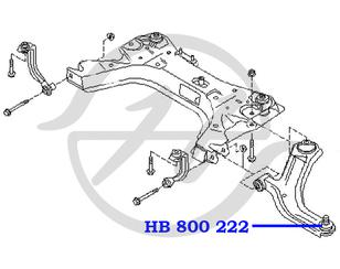 Опора шаровая передней подвески для Nissan Micra (K12E) 2002-2010 новый