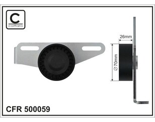 Ролик-натяжитель ручейкового ремня для VAZ Lada Largus 2012> новый
