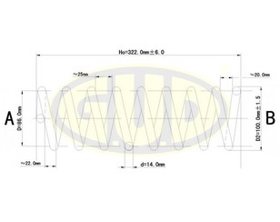 Пружина задняя для Mercedes Benz R172 SLK 2010-2016 новый