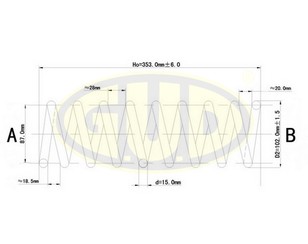 Пружина задняя для Mercedes Benz W211 E-Klasse 2002-2009 новый