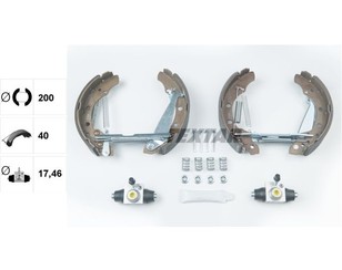 Колодки барабанные к-кт для VW Pointer/Golf BR 2004-2009 новый