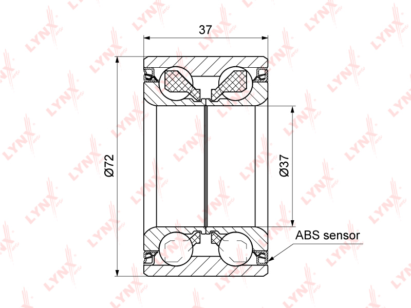 Подшипник ступицы (к-кт)