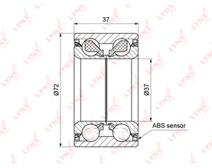 Подшипник ступицы (к-кт) для Fiat Albea 2002-2012 новый