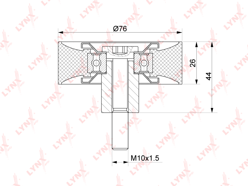 Ролик дополнительный руч. ремня