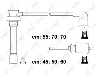 Провода высокого напряж. к-кт для Mitsubishi Pajero/Montero II (V1, V2, V3, V4) 1991-1996 новый