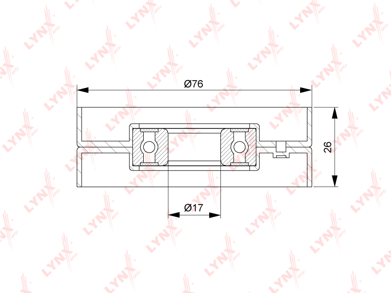 Ролик-натяжитель ручейкового ремня