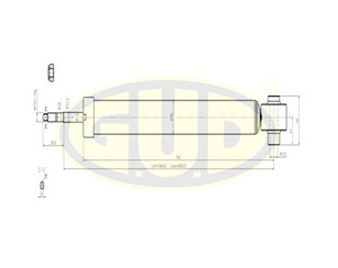 Амортизатор задний Газомасляный для Audi A4 [B8] 2007-2015 новый