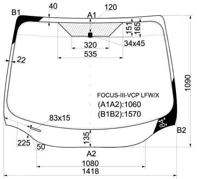 FOCUS-III-VCPLFW/X XYG от 7051 руб. для Ford Focus III 2011-2019 в Москве