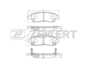 Колодки тормозные задние дисковые к-кт для SAAB 9-7X 2005-2009 новый