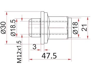 Гайка колеса Шайба для Lexus LS 430 (UCF30) 2000-2006 новый