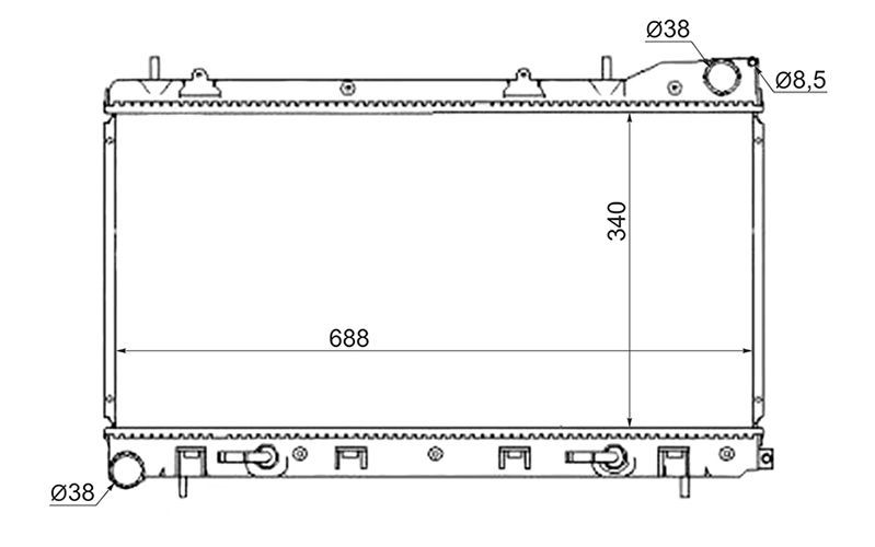 Купить Радиатор Субару Форестер