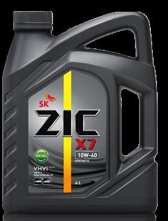 Масло ZIC X7 DIESEL 10W40 4Л СИНТЕТИКА купить в ЕвроАвто