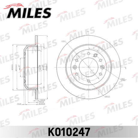 K010247 Miles для Kia Carnival 2005-2014 в Москве