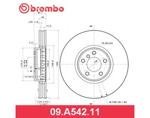 Диск тормозной передний вентилируемый для BMW X5 E53 2000-2007 новый