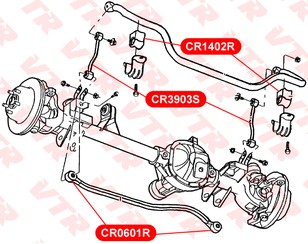 Стойка переднего стабилизатора для Jeep Grand Cherokee (WJ, WG) 1999-2004 новый