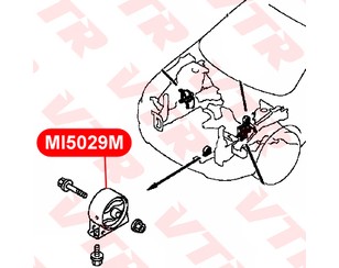 Опора двигателя передняя для Mitsubishi ASX 2010> новый