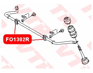 Втулка (сайлентблок) заднего стабилизатора для Ford Focus III 2011-2019 новый