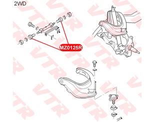 Сайлентблок переднего рычага для Ford Ranger 1998-2006 новый