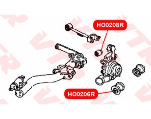 Сайлентблок заднего рычага наружный для Honda CR-V 1996-2002 новый