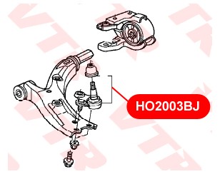 Опора шаровая передней подвески для Honda Civic 5D 2012-2016 новый
