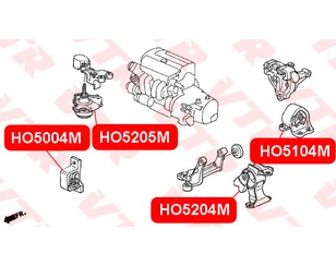 Опора двигателя передняя для Honda CR-V 2002-2006 новый