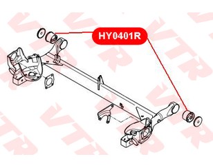 Сайлентблок задней балки для Hyundai Getz 2002-2010 новый