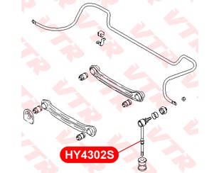 Стойка заднего стабилизатора для Hyundai Sonata IV (EF) 1998-2001 новый