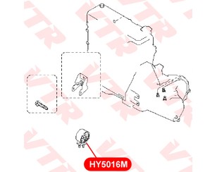 Опора двигателя передняя для Kia Sephia/Shuma 1996-2001 новый