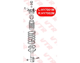 Опора заднего амортизатора для Hyundai Tiburon 1996-2002 новый