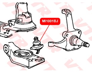 Опора шаровая нижняя передней подвески для Mitsubishi L200 (K0,K3) 1986-1996 новый