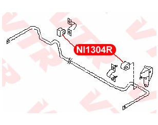 Втулка (сайлентблок) заднего стабилизатора для Nissan 100NX (B13) 1990-1994 новый
