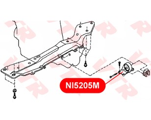 Опора КПП левая для Nissan Primera P12E 2002-2007 новый