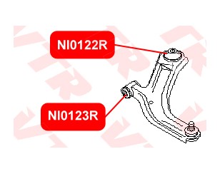 Сайлентблок переднего рычага передний для Renault Modus 2004-2012 новый