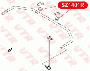 Втулка (сайлентблок) переднего стабилизатора для Suzuki Swift 2004-2010 новый