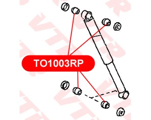 Втулка переднего амортизатора для Toyota Land Cruiser (100) 1998-2007 новый