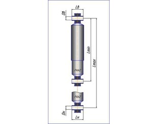 Амортизатор задний для MAN 4-Serie TGA 2000-2008 новый