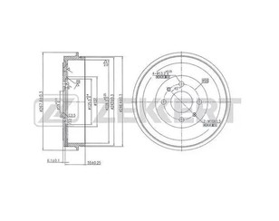 Барабан тормозной для Fiat Doblo 2001-2005 новый