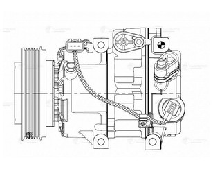 Компрессор системы кондиционирования для Hyundai ix35/Tucson 2010-2015 новый