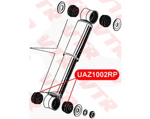 Втулка заднего амортизатора для UAZ Hunter 2005> новый