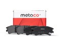 Колодки тормозные передние к-кт Metaco 3000-064