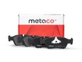 Колодки тормозные передние к-кт Metaco 3000-074