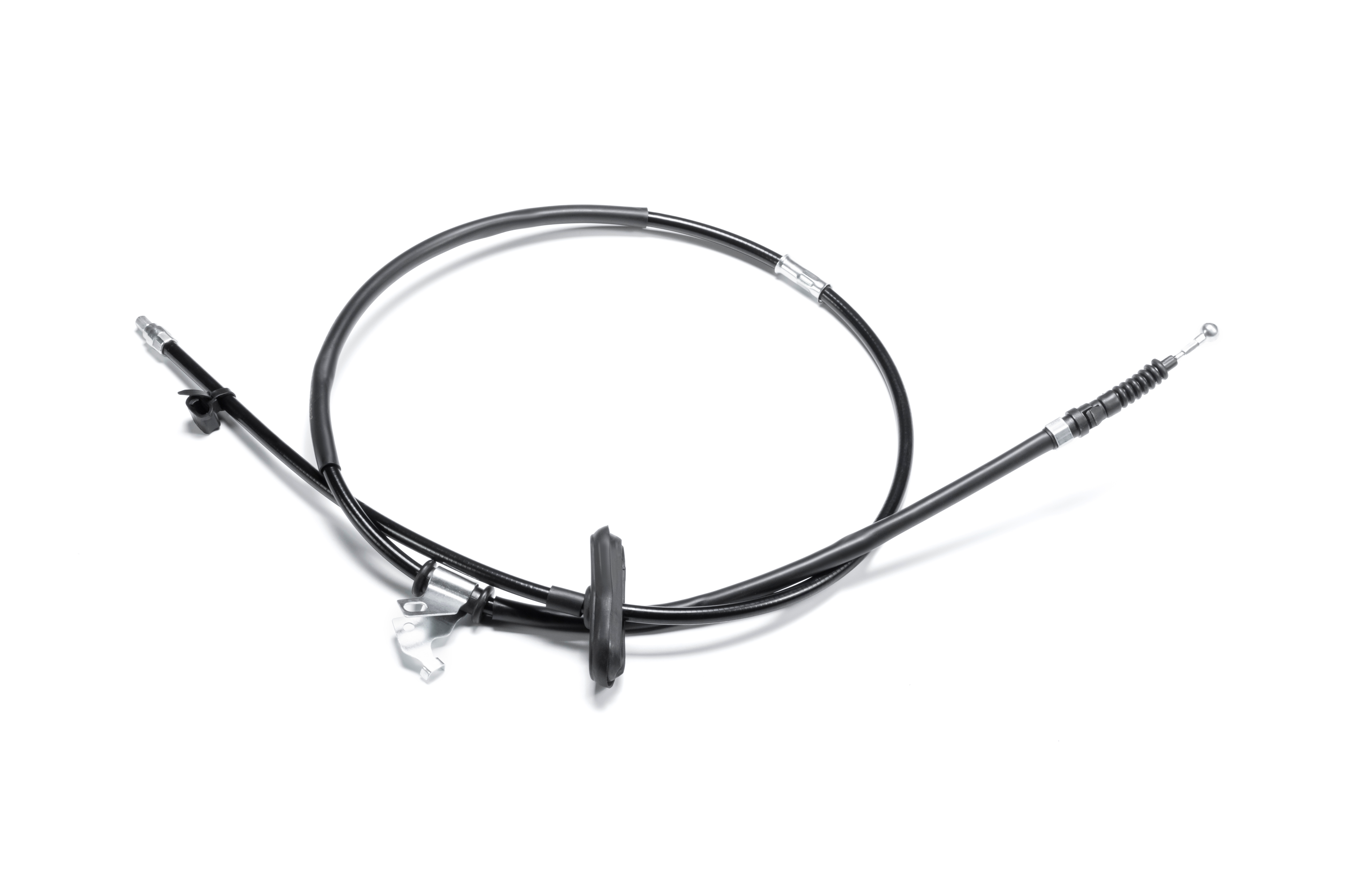 Трос стояночного тормоза левый