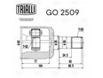 ШРУС внутренний передний Trialli GO2509