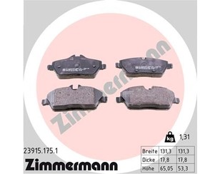 Колодки тормозные передние к-кт для Mini Clubman R55 2007-2014 новый