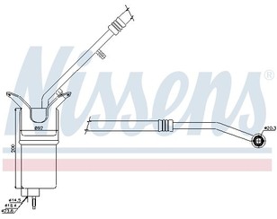 Осушитель системы кондиционирования для Ford Mondeo III 2000-2007 новый