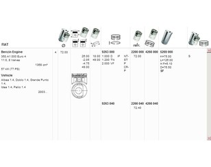 Поршень для Fiat Doblo 2001-2005 новый