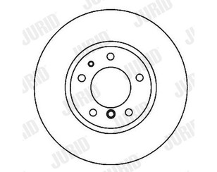 Диск тормозной задний для Mercedes Benz W124 E-Klasse 1993-1995 новый