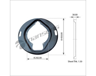 Пыльник тормозного барабана для Scania 4 T series 1995-2007 новый