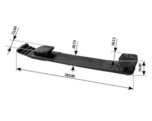 Крепеж крыла для Iveco Eurostar 1993-2002 новый